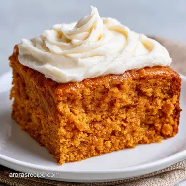 Pumpkin Cream Cheese Cake in 55 Minutes Recipe Card