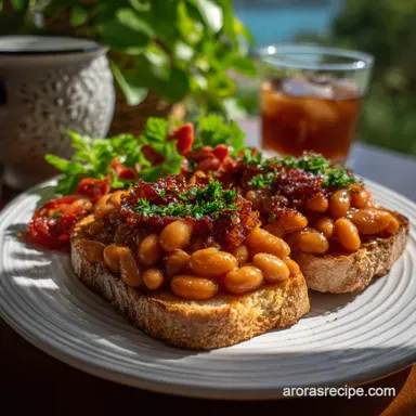 Baked Beans and Toast: 10-Minute Umami-Rich Breakfast Recipe Card