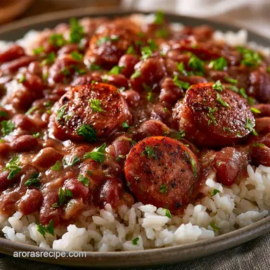 Red Beans and Rice with Andouille Sausage