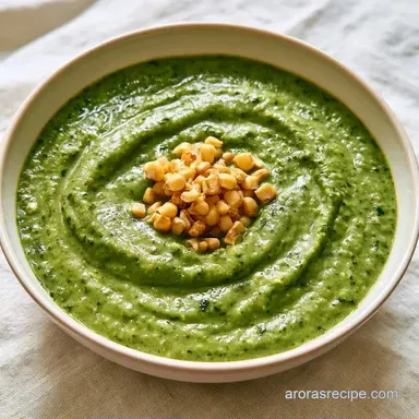 Roasted Poblano Chili Soup in 55 Min Recipe Card