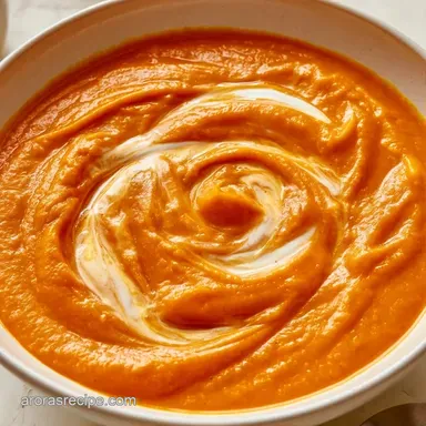 Roasted Pumpkin Soup for 8 Servings Recipe Card