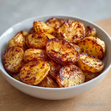 Roasted Russet Potato Slices: Crispy Recipe Card