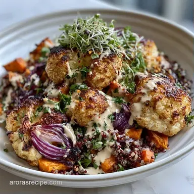 Roasted Vegetable Quinoa Bowl: Meal Prep Recipe Card
