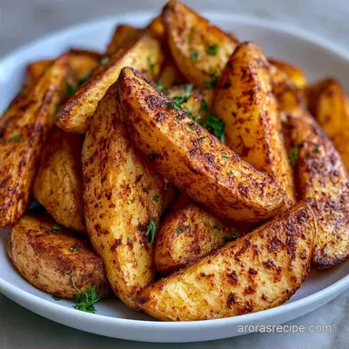 Seasoned Potato Wedges: Crispy and Baked