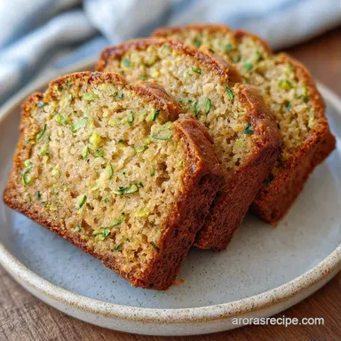 Simple Banana Zucchini Bread for 8 Recipe Card