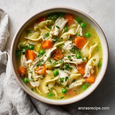 Crockpot Chicken Noodle Soup in 6 Hours | Slow-Cooked and Silky