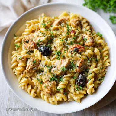 Slow Cooker Olive Garden Chicken Pasta for 6