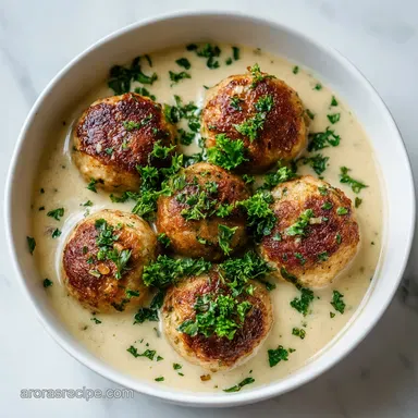 Slow Cooker Swedish Meatballs with Silky Gravy: Slow-Cooked Recipe Card