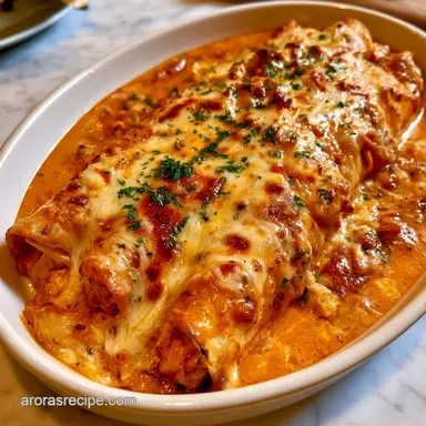 Chicken Enchiladas for 6 Servings Recipe Card