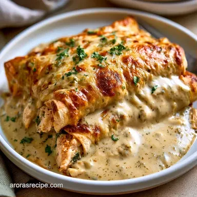 Sour Cream Green Chile Enchiladas 50 Min Recipe Card