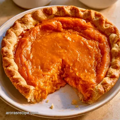 Creamy Sweet Potato Pie Recipe Card