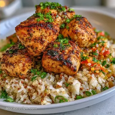 Southwest Chicken Quinoa Rice Meal Prep