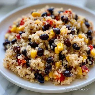 Southwest Quinoa Salad GlutenFree for 8 Recipe Card