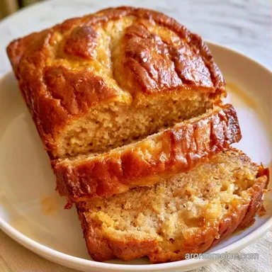 Spiced Banana Bread for 10 Servings Recipe Card