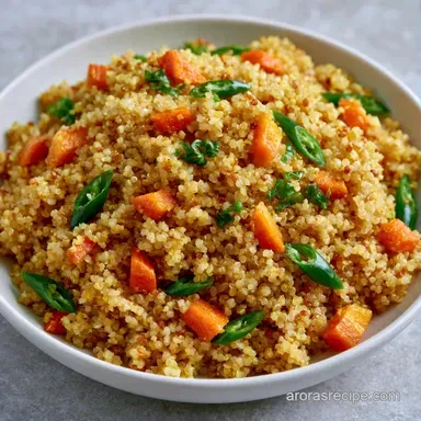 Spiced Vegetable Quinoa in 30 Minutes Recipe Card