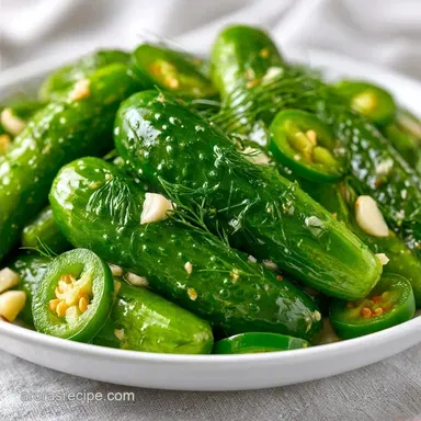 Spicy Garlic Dill Pickles: Ultra Crunchy
