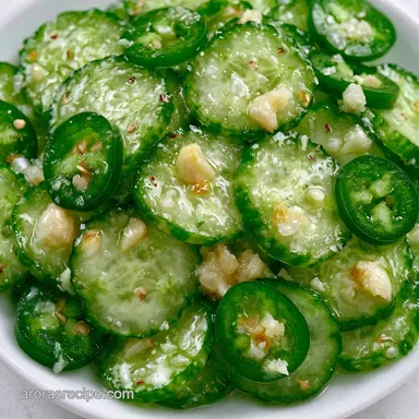 Spicy Pickle Recipe with Jalapenos Recipe Card