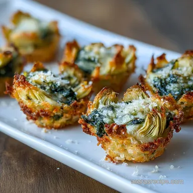 Appetizer Recipe with Spinach and Artichoke: Crispy Phyllo Cups Recipe Card
