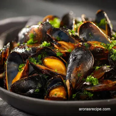 Steamed Mussels Recipe Classic Moules Marini&egrave;res in 30 Minutes Recipe Card