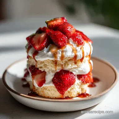 Strawberry Shortcake with Angel Cake in 50 Minutes
