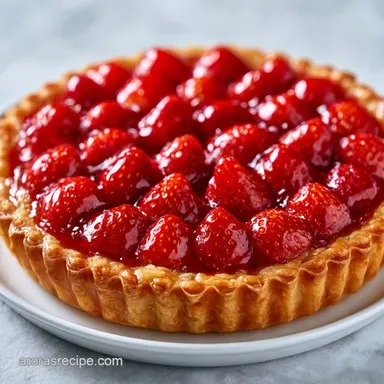 Strawberry Pie Picadilly Recipe: Baked Recipe Card