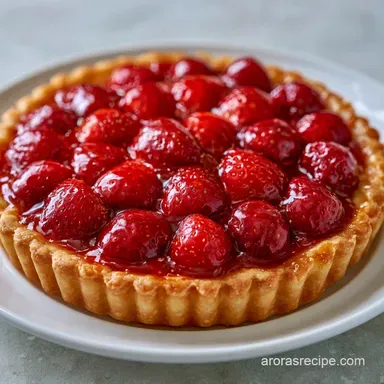Strawberry Pie Picadilly Recipe: Baked