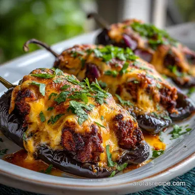 Stuffed Ancho Chile Recipe with Cheese and Chorizo: Oven-Only Method Recipe Card
