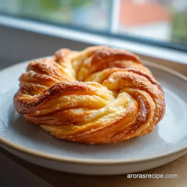 Swedish Sour Cream Twist Layered Yeast Cookies for 36 Servings Recipe Card