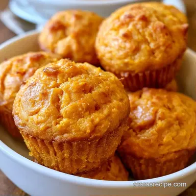 Sweet Potato Muffins in 30 Minutes Recipe Card
