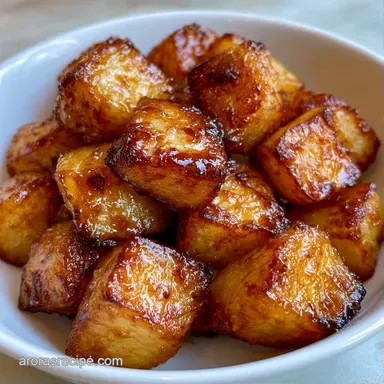 Sweet Soy Glazed Potatoes for 4 Servings Recipe Card