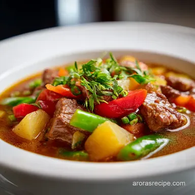 Texas Cowboy Stew: One-Pot Recipe for 8 Servings