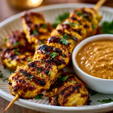 Thai Chicken Satay with Coconut Milk