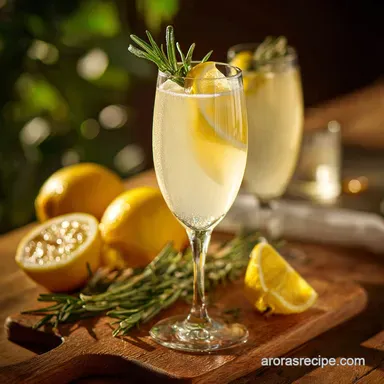 French 76 Cocktail: The Elegant Vodka Champagne Recipe Recipe Card