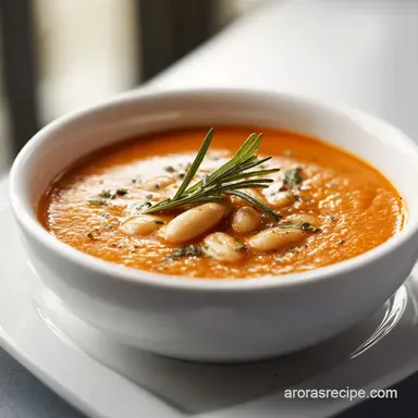Hearty Tomato Soup with Canned Beans in 30 Min Recipe Card