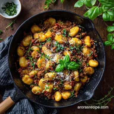 Classic Ground Turkey Gnocchi Skillet in 25 Min