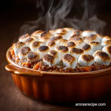 Sweet Potato Casserole with Marshmallows: Spiced, Creamy, Perfectly Torched Recipe Card