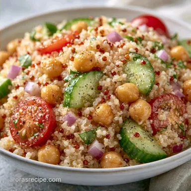Vegan Greek Quinoa Bowl for 4 Servings