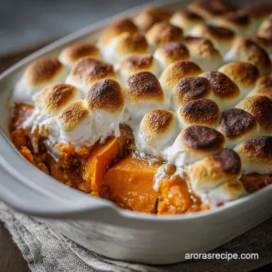 Vegan Sweet Potato Casserole with Marshmallows: The Best Silky Recipe Recipe Card