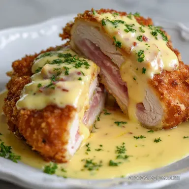 Chicken Cordon Bleu Sauce: Velvety Gruy&egrave;re Dijon Cream Recipe Card