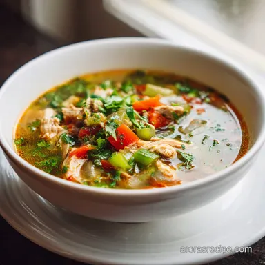 Weight Loss Soup Turkey Vegetable Soup in 40 Minutes Recipe Card