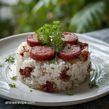 Breakfast Vietnamese: Quick Sticky Rice With Sausage
