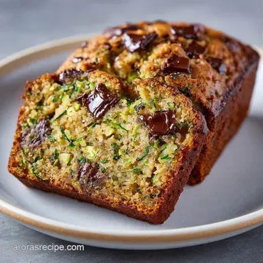 Zucchini Banana Chocolate Bread: Moist Recipe Card