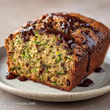 Zucchini Banana Chocolate Bread: Moist