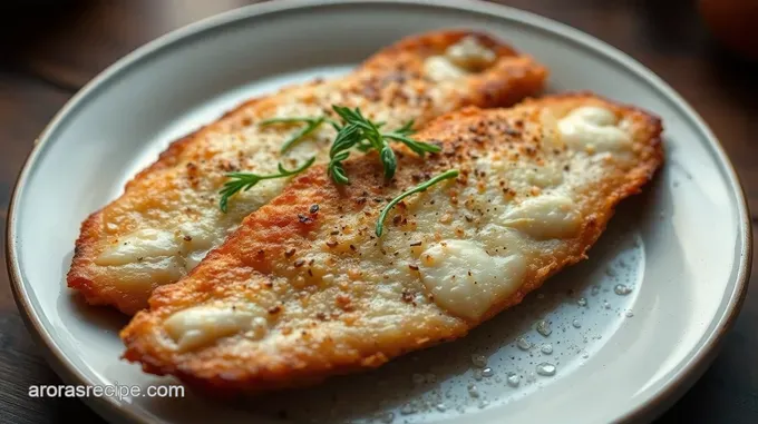 Crispy Pan-Fried Walleye Pike with Lemon Herb Butter