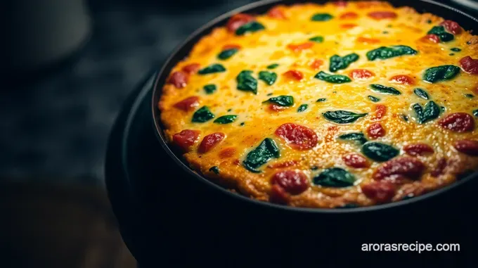 Hearty Chicken & Veggie Frittata – A Perfect One-Pan Brunch Classic