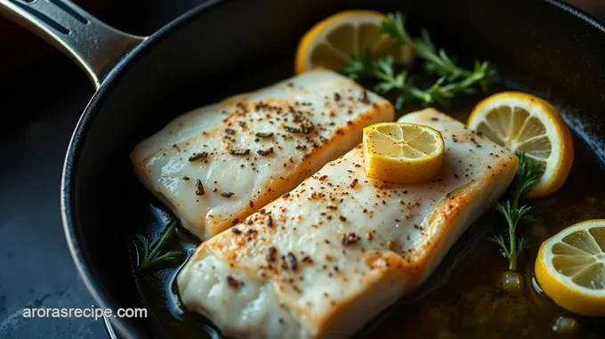 Pan-Seared Rockfish with Lemon Herb Butter