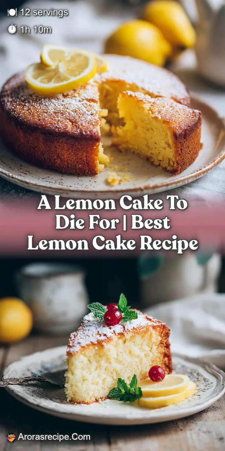 Close-up view of a fluffy lemon cake crumb, highlighting its tender texture and bright yellow hue.