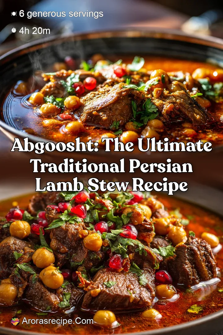 Abgoosht: The Ultimate Traditional Persian Lamb Stew Recipe