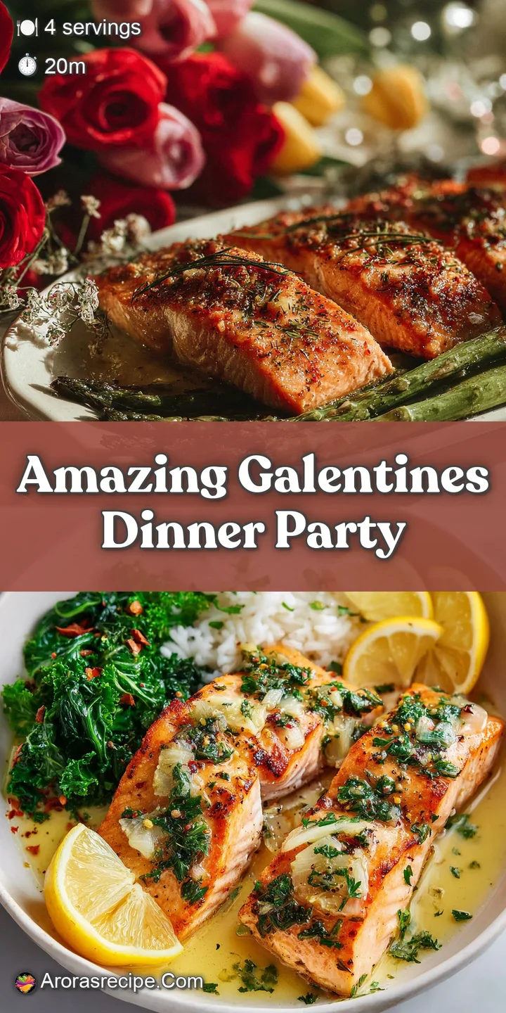 Close-up of pan-seared salmon, glistening with a rich, golden garlic butter sauce, showing crispy edges and fresh herb gar...