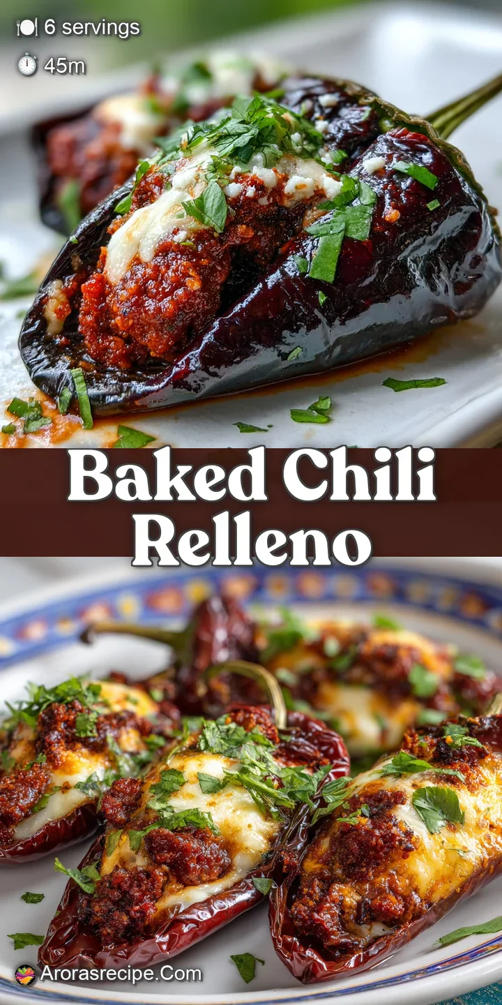 Close-up of a plump, glossy ancho chile, its wrinkled skin hinting at a smoky flavor, generously stuffed with melting cheese.